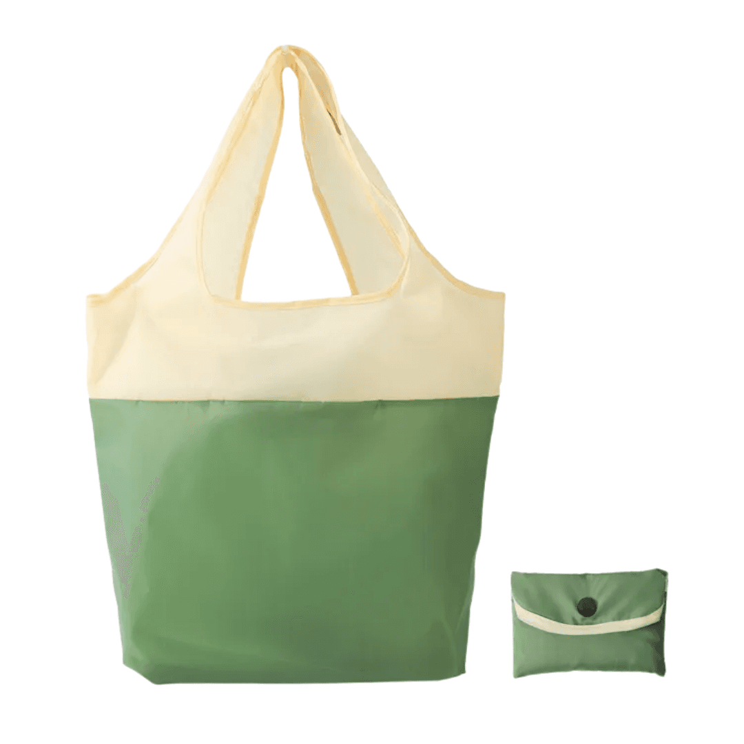 DuoTone Fold-Up Shopping Tote